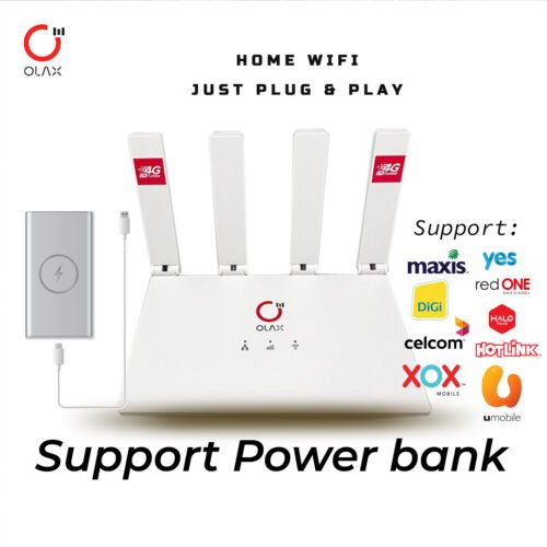 OLEX MC50 OLAX MC50 PRO 150Mbps Folded Dual Power Usb-C and Wireless (B28 Modem) WIFI 6